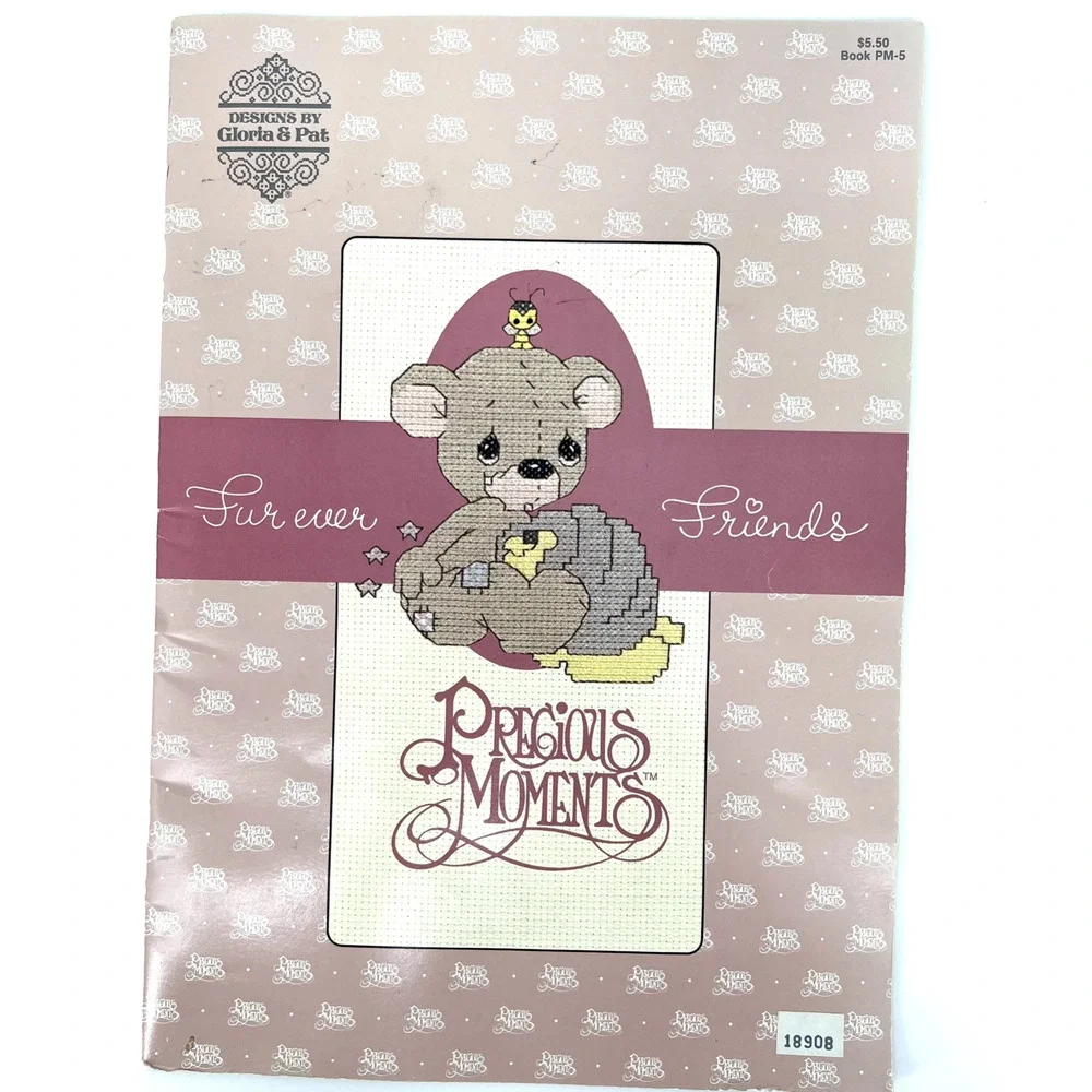 Precious Moments Fur Ever Friends Cross Stitch Pattern - Designs By Gloria & Pat